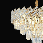 Crystal Chandelier WINDSOR Nobile 5xE14, Diameter 39cm, Shiny Gold, Adjustable Height Crystal Chandeliers Default Title Alessandro Design