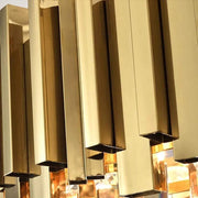 BLOIS Nobile Candelabra, Diameter 40cm, 5x E14 Gold, Adjustable Height Cristal Candelabra Default Title Alessandro Design