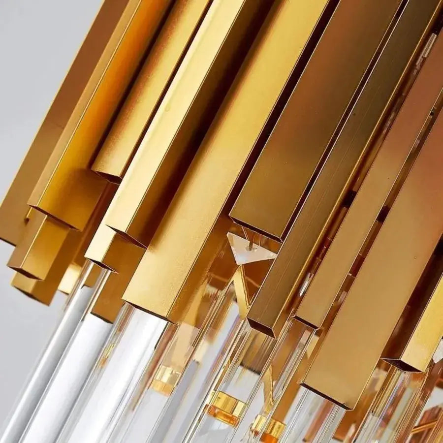 BLOIS Petito Candelabra, Diameter 30cm, 3x E14 Glossy Gold, Adjustable Height Cristal Candelabra Default Title Alessandro Design