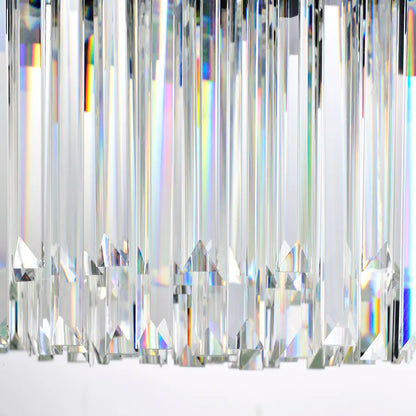 Crystal Chandelier BLOIS Eleganza 8xE14, Diameter 50cm, Black, Adjustable Height Crystal Chandeliers Default Title Alessandro Design