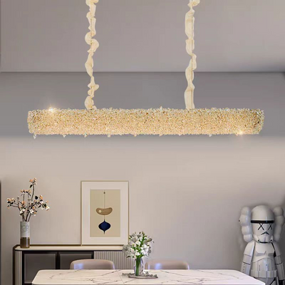 Crystal Chandelier, PRAGUE Imperio, 35W, 96cm, Cold/Warm/Neutral Light, Gold, Adjustable Height