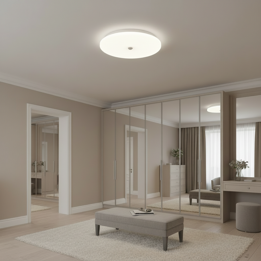 LED ceiling lamp PL200/17R 24W Cold Light 6000k White