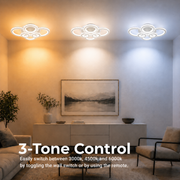 Lustra LED RONDA Magno cu telecomanda 78W, 4 Cercuri, lumina Rece/Calda/Neutra, Dimabila, Alb Lustre LED cu Telecomanda Default Title Alessandro Design