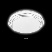 Plafonieră LED 23 cm, 22W, 3000K / 4000K / 6000K, Alb, Metal si Acril Plafoniere LED Default Title Alessandro Design