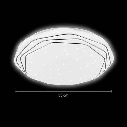 Plafonieră PL152 LED 35 cm, 31W, 3000K / 4000K / 6000K, Alb, Metal si Acril Plafoniere LED Default Title Alessandro Design
