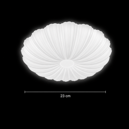 Plafonieră LED Margareta 23 cm, 22W, 3000K / 4000K / 6000K, Alb, Metal si Acril Plafoniere LED Default Title Alessandro Design