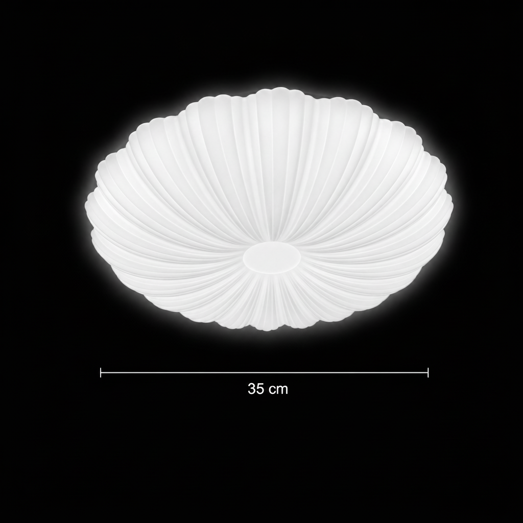 Plafonieră LED Margareta 35 cm, 31W, 3000K / 4000K / 6000K, Alb, Metal si Acril Plafoniere LED Default Title Alessandro Design