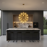 Crystal LED KILKENNY Culmino Chandelier, 144W, Neutral Light, Diameter 60cm, Gold