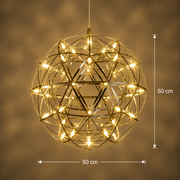 Crystal LED KILKENNY Culmino Chandelier, 144W, Neutral Light, Diameter 60cm, Gold
