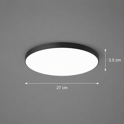 SOLIS LED ceiling light 27cm 20W Cold Light, Black