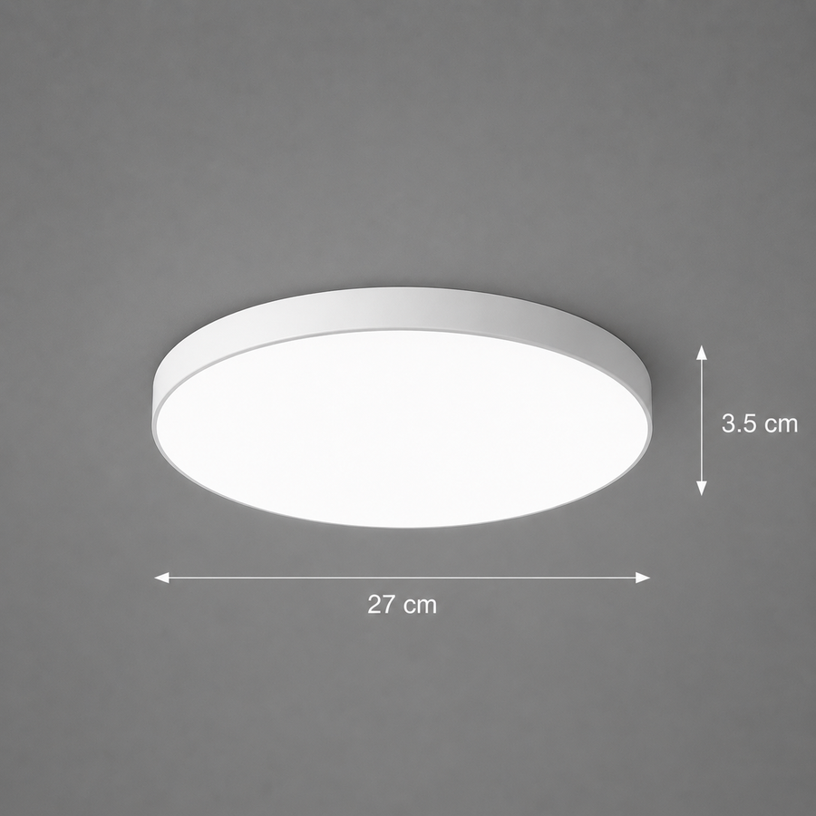 SOLIS LED ceiling light 27cm 20W Cold Light, White