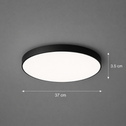SOLIS LED ceiling light 37cm 32W Cold Light Black