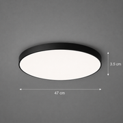 SOLIS LED ceiling light 47cm 70W Cold Light Black