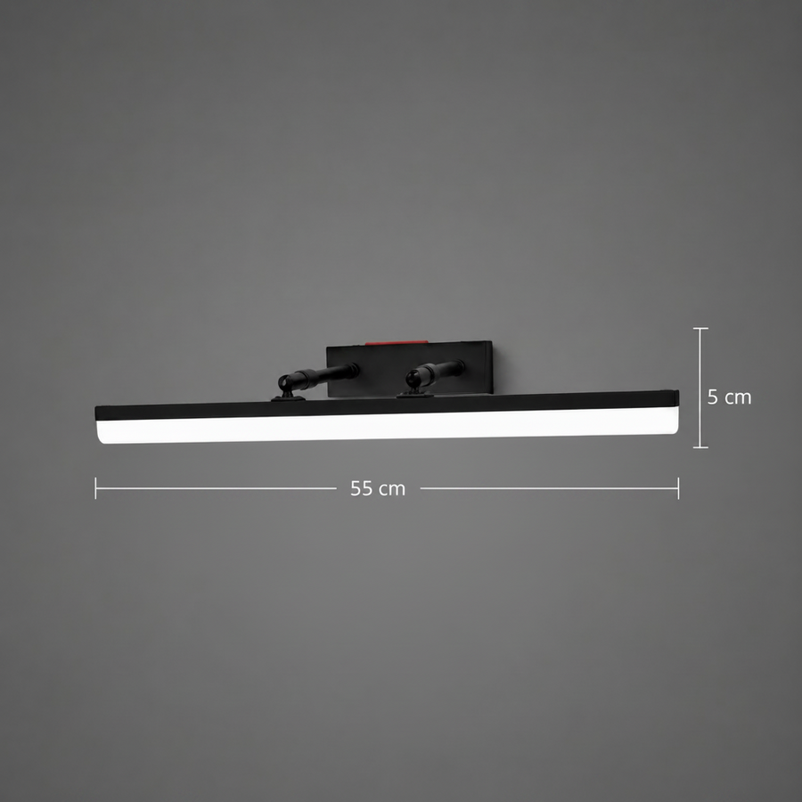 LED wall lamp, MALAWI, 6W, linear, Warm/Neutral/Cold light, Black