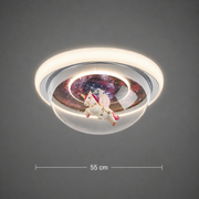 UNICORN LED chandelier, 104W, 50cm, Cold/Warm/Neutral light, Pink