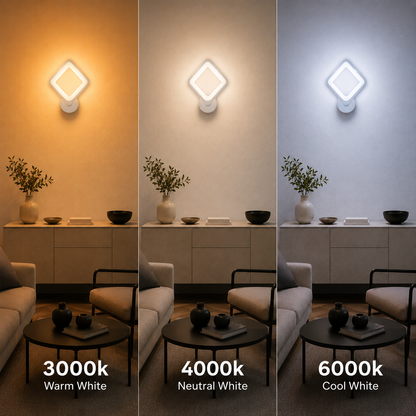 Akila LED wall light, 15W, White, Cold/Warm/Neutral light