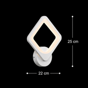 Akila LED wall light, 15W, White, Cold/Warm/Neutral light