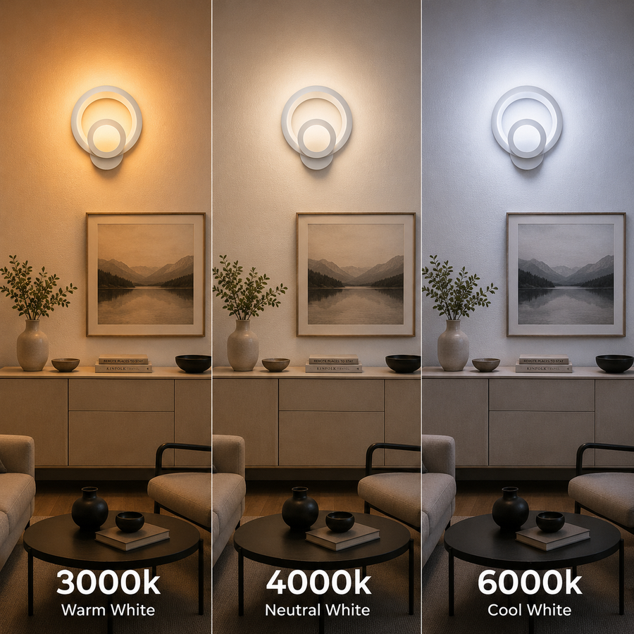 Urbanist LED lamp 19W Round Cold/Warm/Neutral Light Acrylic and White Metal