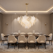 Candelabru Cristal LUXE Regalis, 21xE14, Diametru 80cm, Inaltime 45cm, Auriu Lucios, Inaltime Reglabila, Design Elegant Candelabre Cristal Default Title Alessandro Design