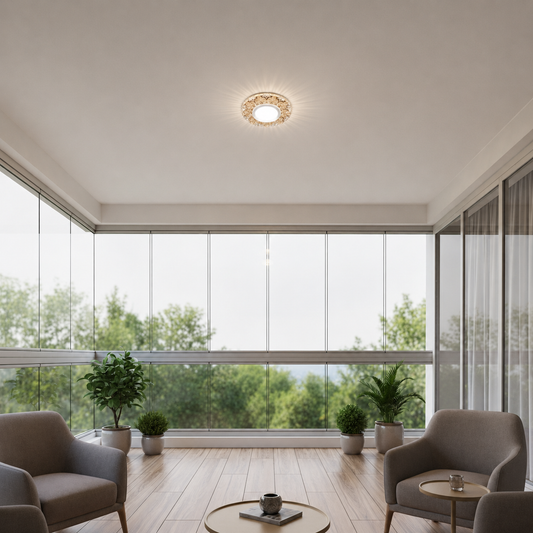 Spot LED ORBITA, 5W, Rotund, Lumina Rece/ Calda, Bronz Antichizat, Rasina si Sticla Spot LED Default Title Alessandro Design
