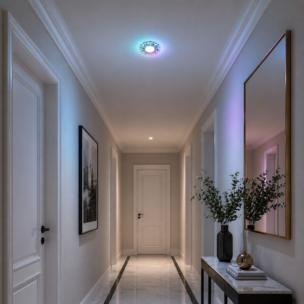 Spot LED ORBITA, 5W, Rotund, Lumina Rece / Calda, Bronz Antichizat, Rasina si Sticla Spot LED Default Title Alessandro Design