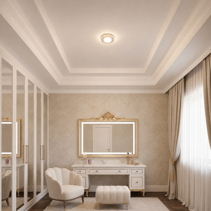 Spot LED ORBITA, 5W, Rotund, Lumina Rece / Calda, Bronz Antichizat, Rasina si Sticla Spot LED Default Title Alessandro Design