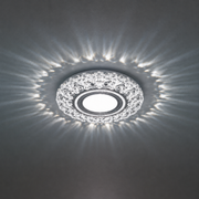 Spot LED ORBITA, 5W, Rotund, Lumina Rece + RGB, Alb, Rasina si Sticla Spot LED Default Title Alessandro Design