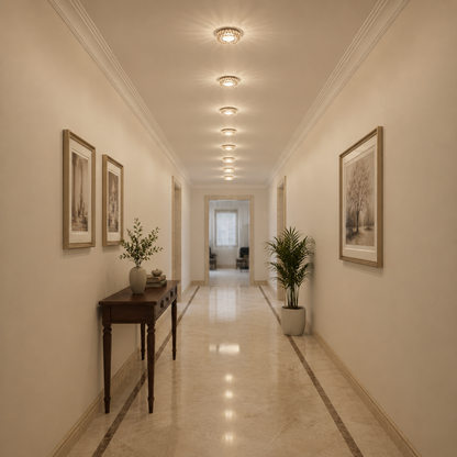Spot LED ORBITA, 5W, Rotund, Lumina Rece / Calda, Bronz Antichizat, Rasina si Sticla Spot LED Default Title Alessandro Design