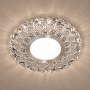 Spot LED ORBITA, 5W, Rotund, Lumina Rece + RGB, Alb, Rasina si Sticla Spot LED Default Title Alessandro Design