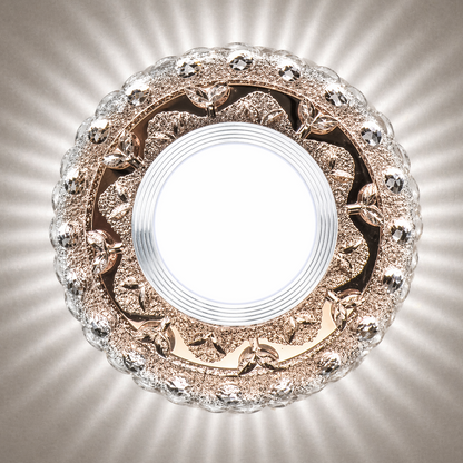 Spot LED ORBITA, 5W, Rotund, Lumina Rece / Calda, Bronz Antichizat, Rasina si Sticla Spot LED Default Title Alessandro Design