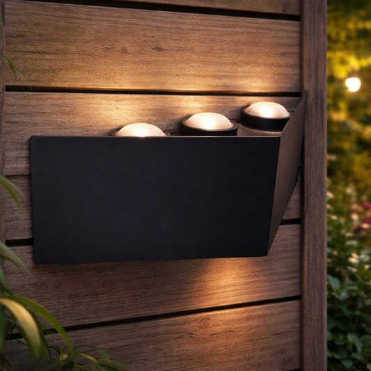 Aplica LED AX230, Exterior, 6 Surse, 6W, Negru, 3000K Aplice de Exterior Default Title Alessandro Design