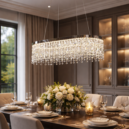 Candelabru LED cu Telecomanda, 114W, ROYALE Imperio , 70x33x120, Lumina Rece/Neutra/Calda, Dimabila, Argintiu, Cristal, Otel Lustre LED cu Telecomanda Default Title Alessandro Design