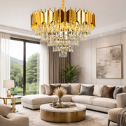 Braylen Crystal Candelabra 8x E14 Diameter 60cm Gold Crystal Candelabra Default Title Alessandro Design