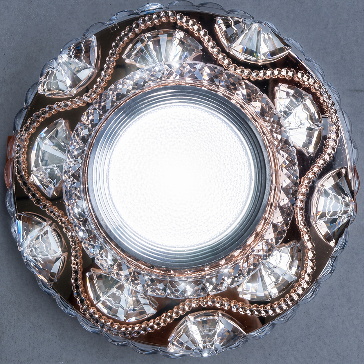 Spot LED ORBITA, 5W, Rotund, Lumina Rece / Calda, Bronz Antichizat, Rasina si Sticla Spot LED Default Title Alessandro Design