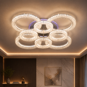 Lustra LED RONDA Regalis cu telecomanda 141W, 8 Cercuri, lumina Rece/Calda/Neutra, Dimabila, Alb Lustre LED cu Telecomanda Default Title Alessandro Design