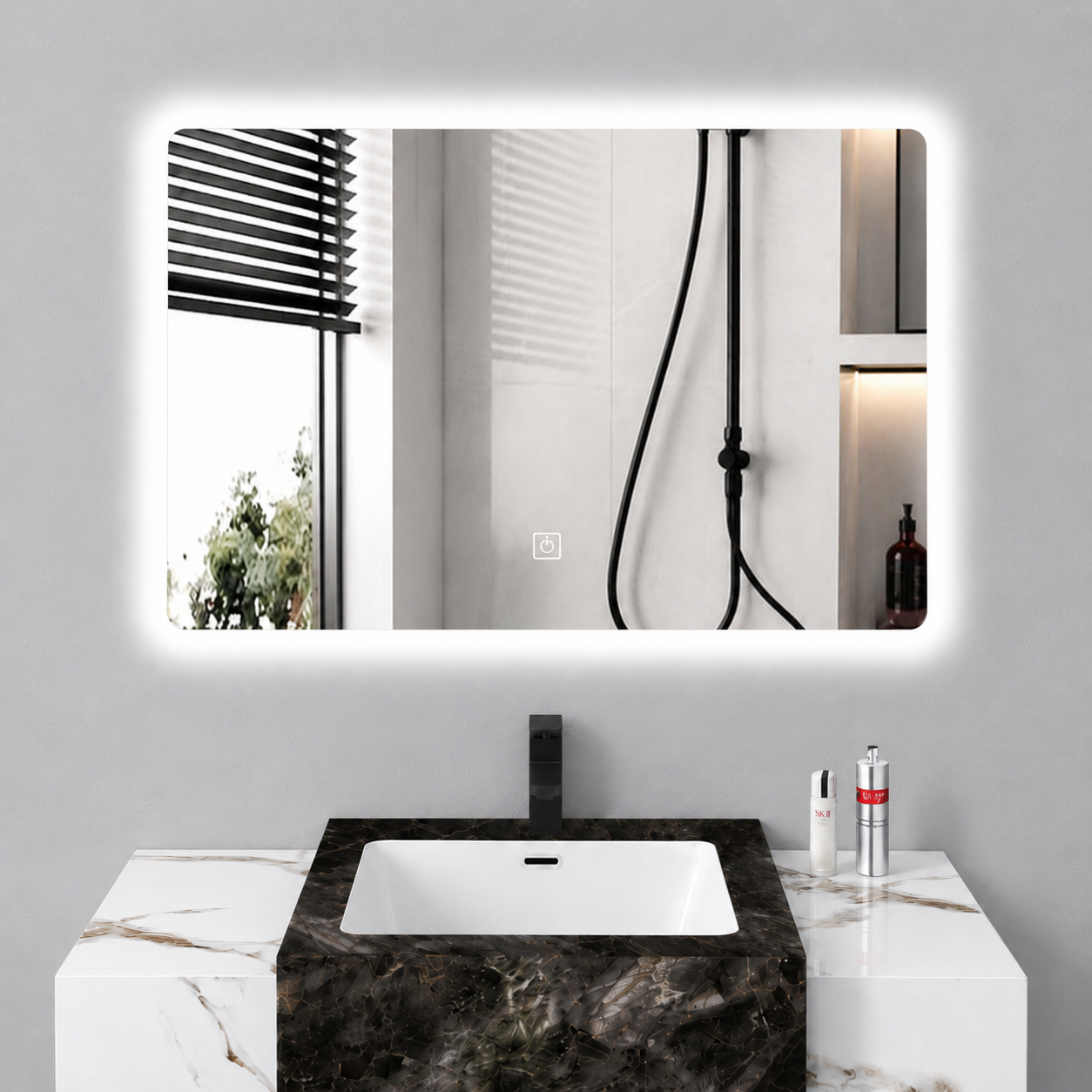 Set Mobilier VANTA pentru Baie, 80cm, 3 Piese, Alb Mobilier Baie Default Title Alessandro Design