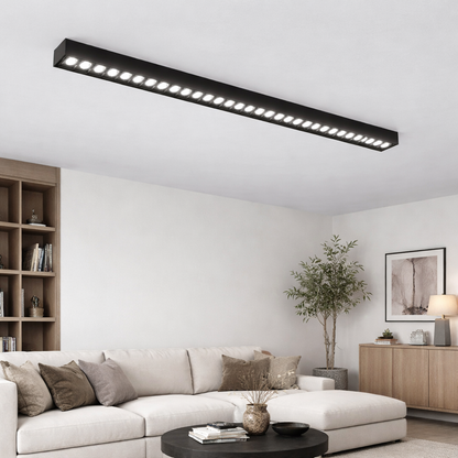 Proiector LED Liniar Aplicat Grilă 30W, Lumina Neutra 4000k, 30 surse, 80 x 3.5 x 6.5 cm Plafoniere LED Default Title Alessandro Design