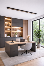 Proiector LED Liniar Aplicat Grilă 72W, Lumina Neutra 4000k, 90 surse, 2.4 metri Plafoniere LED Default Title Alessandro Design