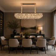 Candelabru Cristal ORION 19xE14, Auriu, Inaltime Reglabila, Metal si Cristal Candelabre Cristal Default Title Alessandro Design