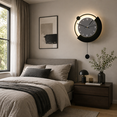 Luna Decorative LED Wall Light 83W Diameter 120CM Cold/Neutral/Warm Light Black