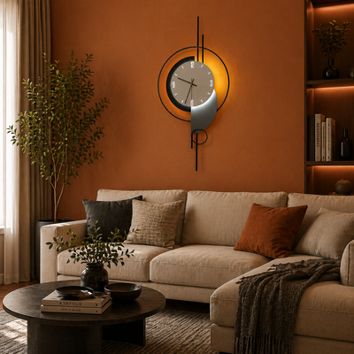 Luna Decorative LED Wall Light 83W Diameter 120CM Cold/Neutral/Warm Light Black