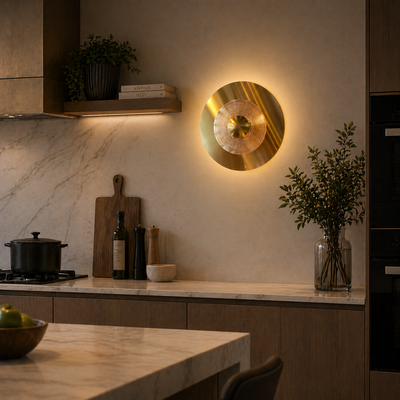 Luna Decorative LED Wall Light 83W Diameter 120CM Cold/Neutral/Warm Light Black