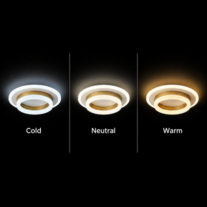 LED Chandelier SOLENA ROTONDA 21W, Diameter 20cm, Cold/Warm/Neutral light, Golden White LED Chandeliers Default Title Alessandro Design
