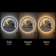 Aplica LED NOCTRA, 44W, Lumina Calda/Neutra/Rece, Negru Aplice de Interior Default Title Alessandro Design