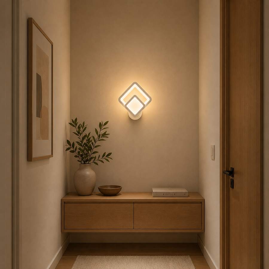 Shani LED wall light, 23W, White, Cold/Warm/Neutral light