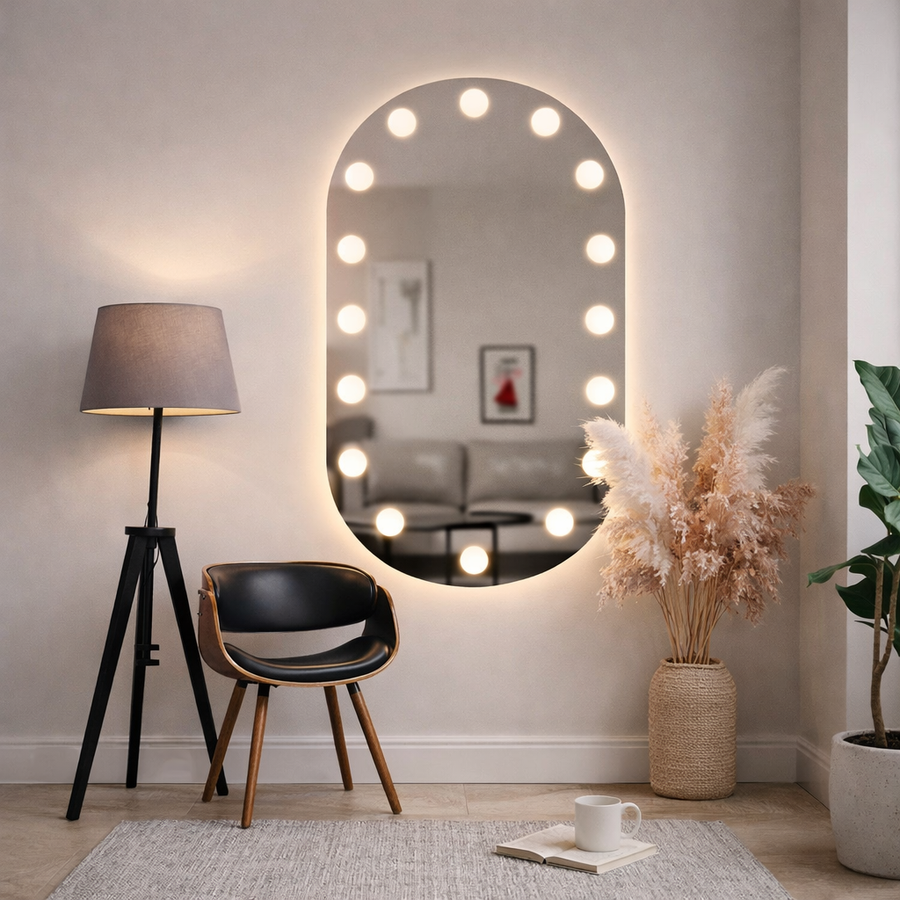 Mirror LED Touch Infinitium Demister System 60X80cm Mirrors Korman E Default Title Alessandro Design