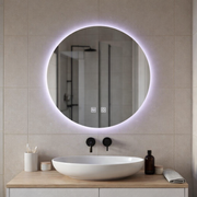 Round LED mirror, 70cm, Isolda, Touch, Demister System Mirrors Korman E Default Title Alessandro Design
