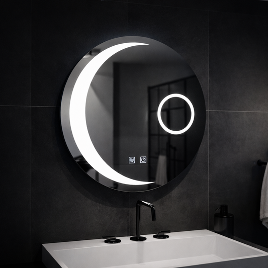 LED Round Mirror, 60cm, Orbis Touch, Demister System, Dimmable Mirrors Korman E Default Title Alessandro Design