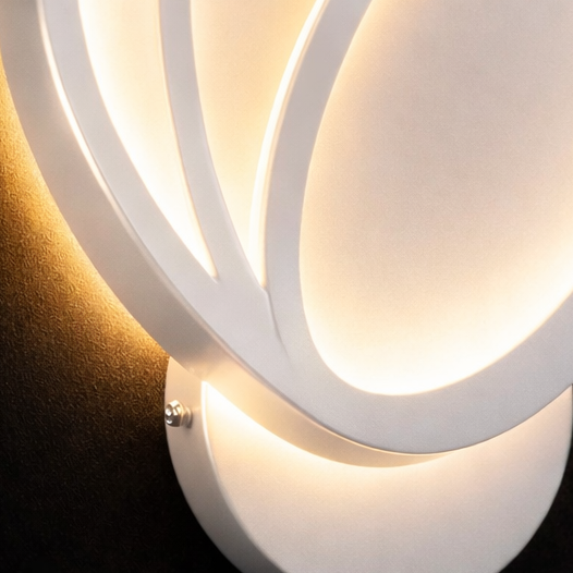 Tulip LED Wall Light 15W, Cold/Warm/Neutral Light 3000K/4000K/6000K, White, Metal and Acrylic Indoor Wall Lights Default Title Alessandro Design