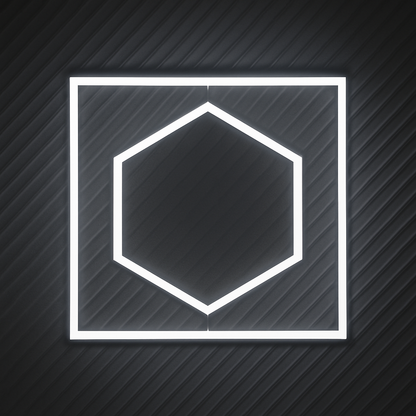 Hexagon LED Honeycomb wall light 1050mm X 1200mm